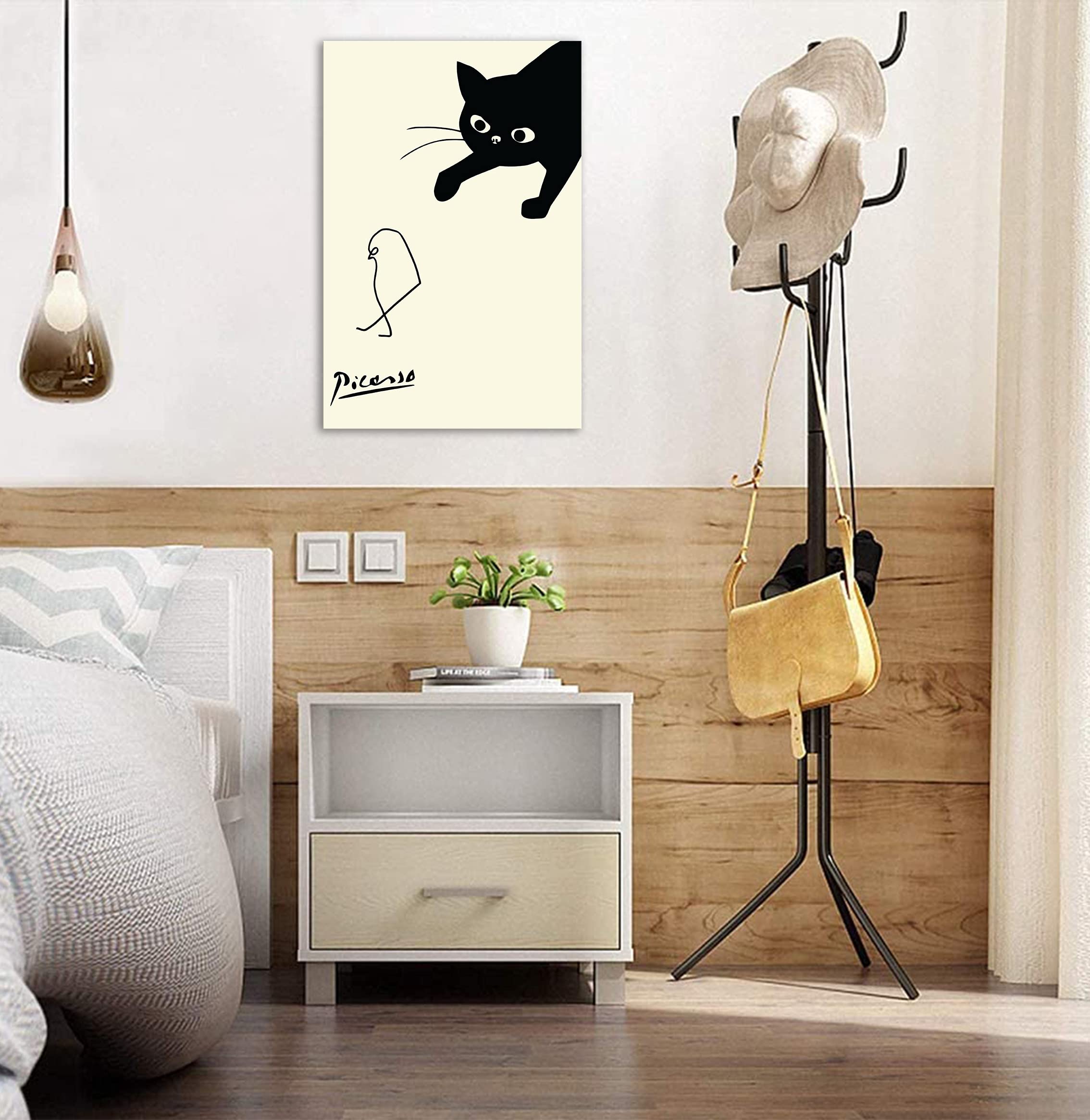 【在庫処分】2枚 ピカソ アートパネル 猫 絵画 壁飾り 開運 額付きポスター 51hOx491HlL._AC_UL210_SR210,